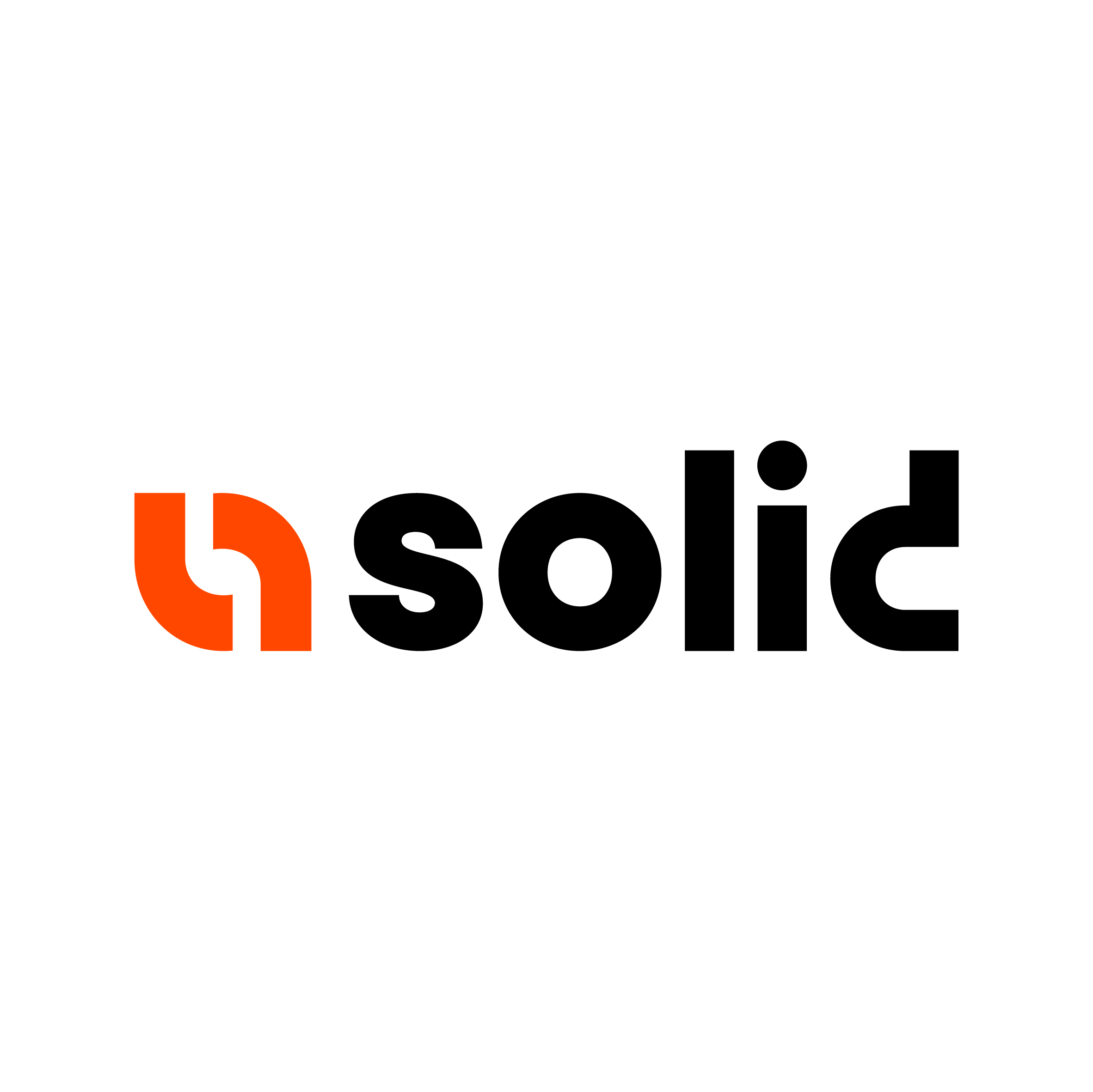 Logo Solid zwart